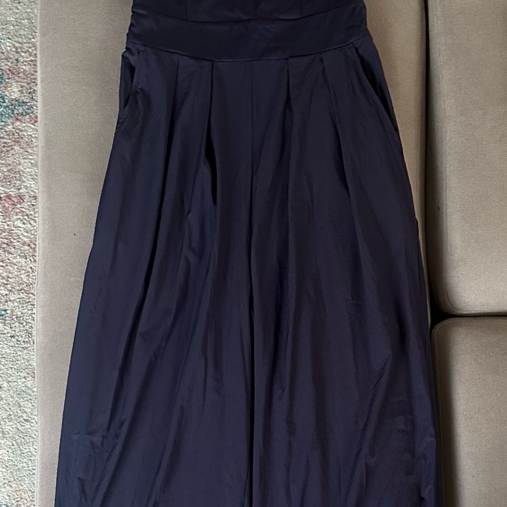 HALARA A-Line Blue Maxi Skirt for Work